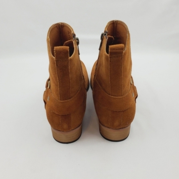 Steve Madden Palazo Mens Tan/ Brown Suede Zipper Casual Dress Boots main image 9